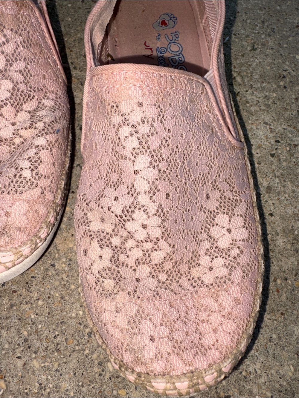 TOMS Classic Black Slip-On Sneaker - BOBS from Sketchers Light Pink Lace Sneaker - Picture 8 of 14